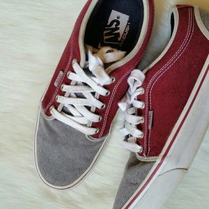 Vans Chukka Low Massimo Cavedoni Grey Red Shoes